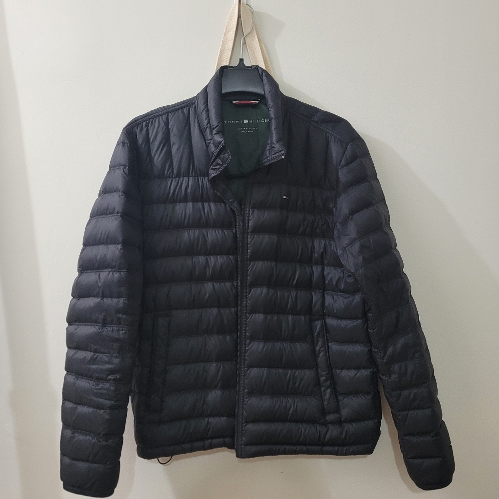 Tommy Hilfiger natural down packable jacket size M